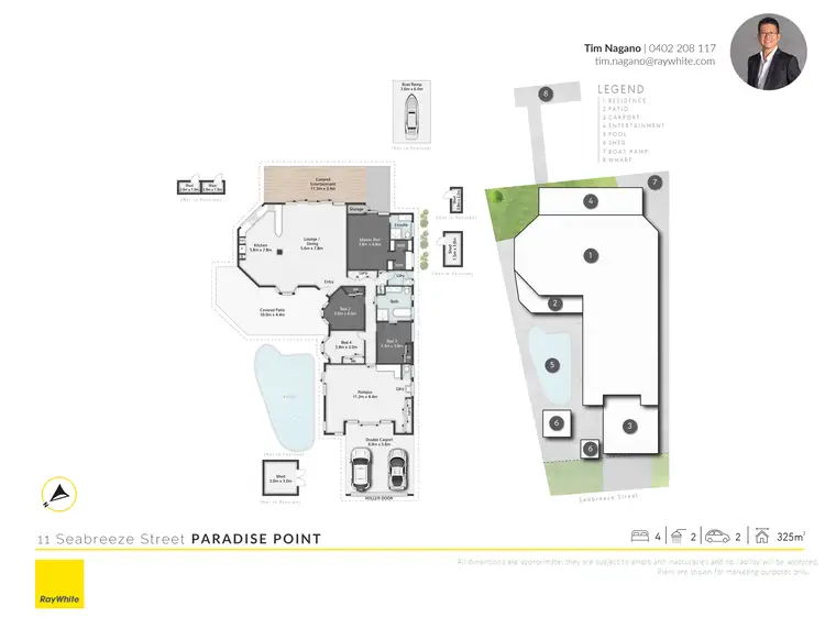 Floorplan of Homely house listing, 11 Seabreeze Street, Paradise Point QLD 4216