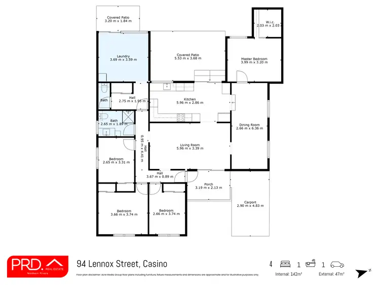 Floorplan of Homely house listing, 94 Lennox Street, Casino NSW 2470