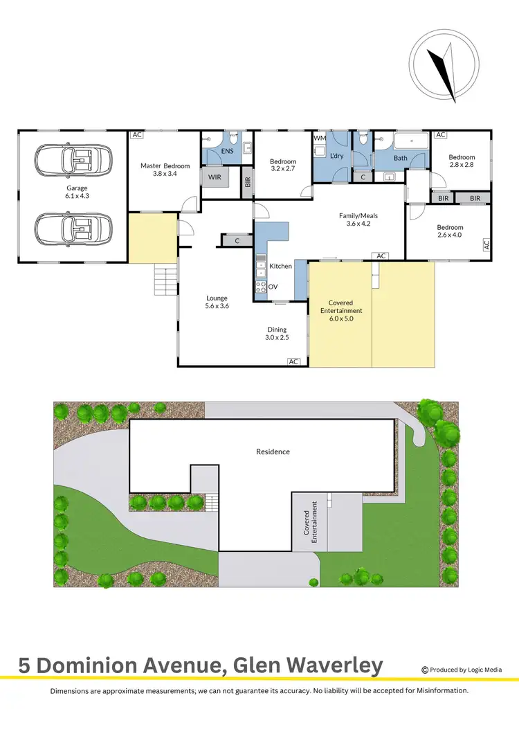 Floorplan of Homely house listing, 5 Dominion Avenue, Glen Waverley VIC 3150