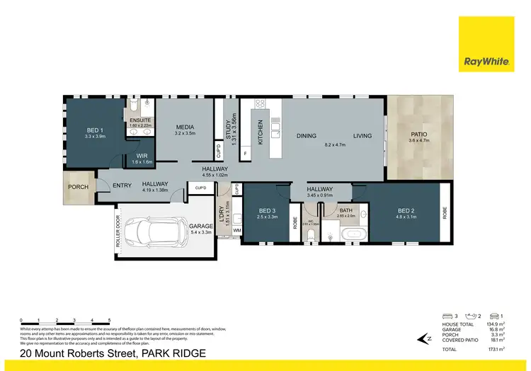 Floorplan of Homely house listing, 20 Mount Roberts Street, Park Ridge QLD 4125
