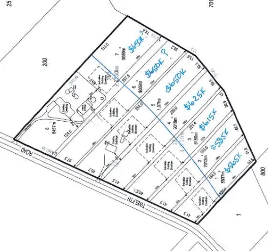 Floorplan of Homely land listing, 121 Twelfth Road, Haynes WA 6112