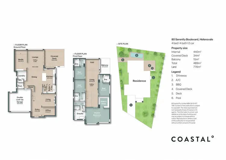 Floorplan of Homely house listing, 80 Serenity Boulevard, Helensvale QLD 4212