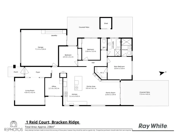 Floorplan of Homely house listing, 1 Reid Court, Bracken Ridge QLD 4017