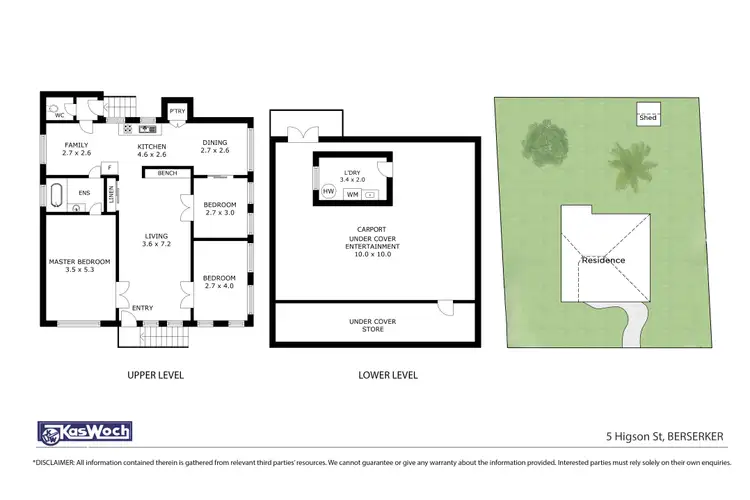 Floorplan of Homely house listing, 5 Higson Street, Berserker QLD 4701