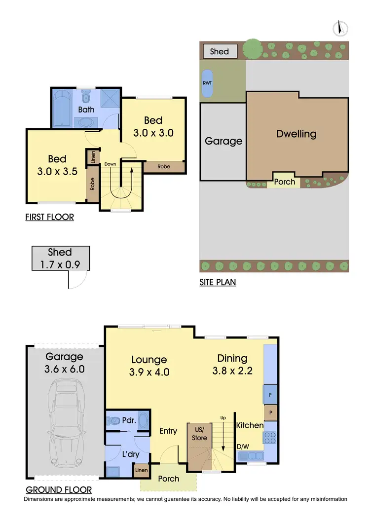 Floorplan of Homely townhouse listing, 2/10 Odowd Street, Reservoir VIC 3073