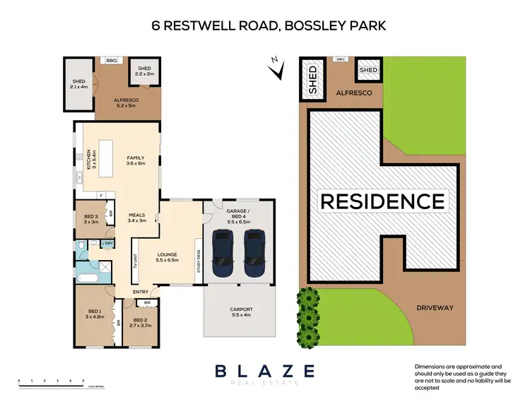 Floorplan of Homely house listing, 6 Restwell Road, Bossley Park NSW 2176