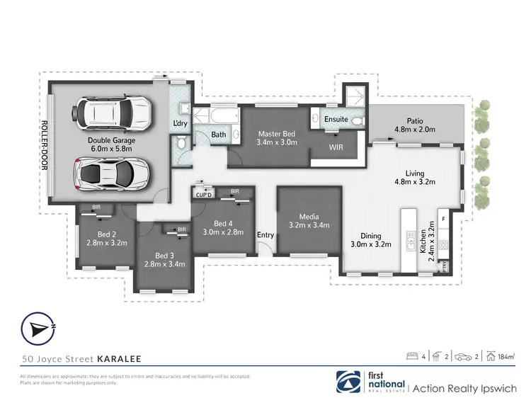 Floorplan of Homely house listing, 50 Joyce Street, Karalee QLD 4306