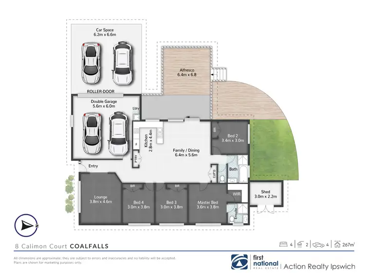 Floorplan of Homely house listing, 8 Calimon Court, Coalfalls QLD 4305