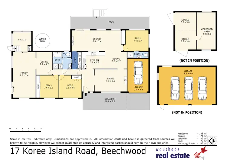 Floorplan of Homely rural property listing, 17 Koree Island Road, Beechwood NSW 2446