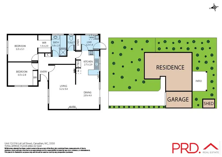 Floorplan of Homely house listing, 12/316 Lal Lal Street, Canadian VIC 3350