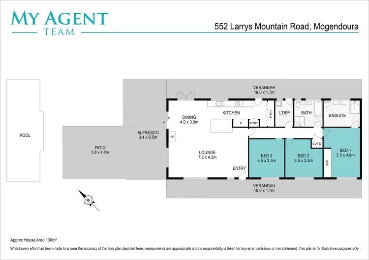 Floorplan of Homely house listing, 552 Larrys Mountain Road, Mogendoura NSW 2537