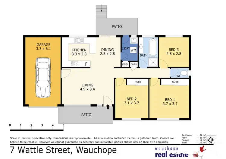 Floorplan of Homely house listing, 7 Wattle Street, Wauchope NSW 2446