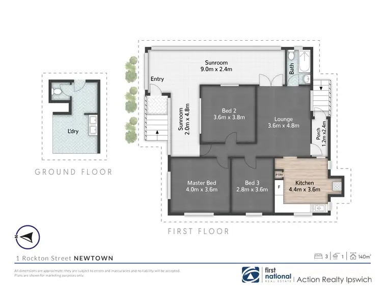 Floorplan of Homely house listing, 1 Rockton Street, Newtown QLD 4305