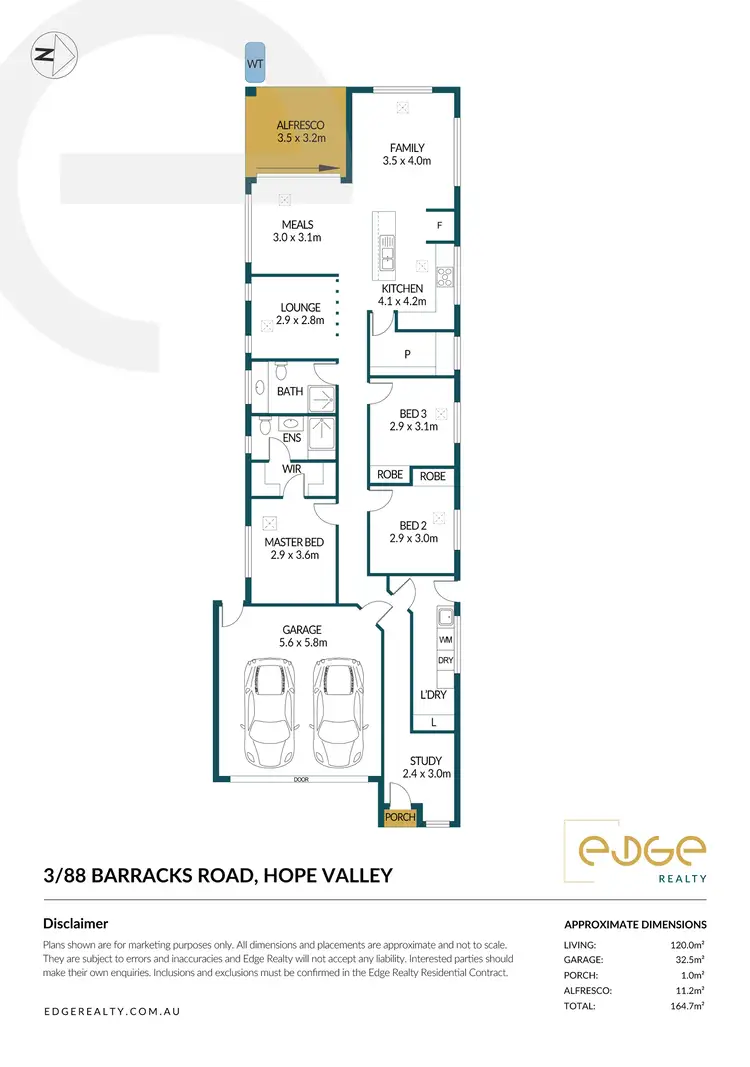 Floorplan of Homely house listing, 3/88 Barracks Road, Hope Valley SA 5090