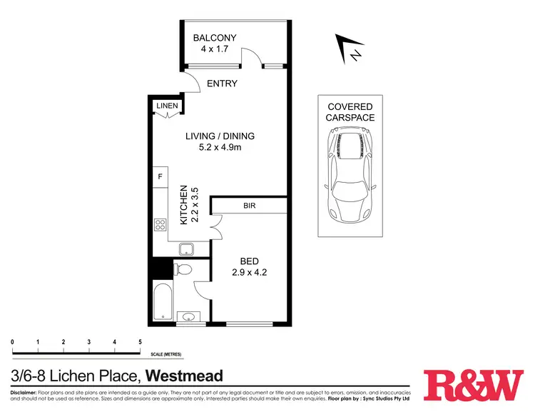 Floorplan of Homely unit listing, 3/6-8 Lichen Place, Westmead NSW 2145