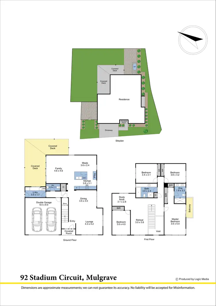 Floorplan of Homely house listing, 92 Stadium Circuit, Mulgrave VIC 3170