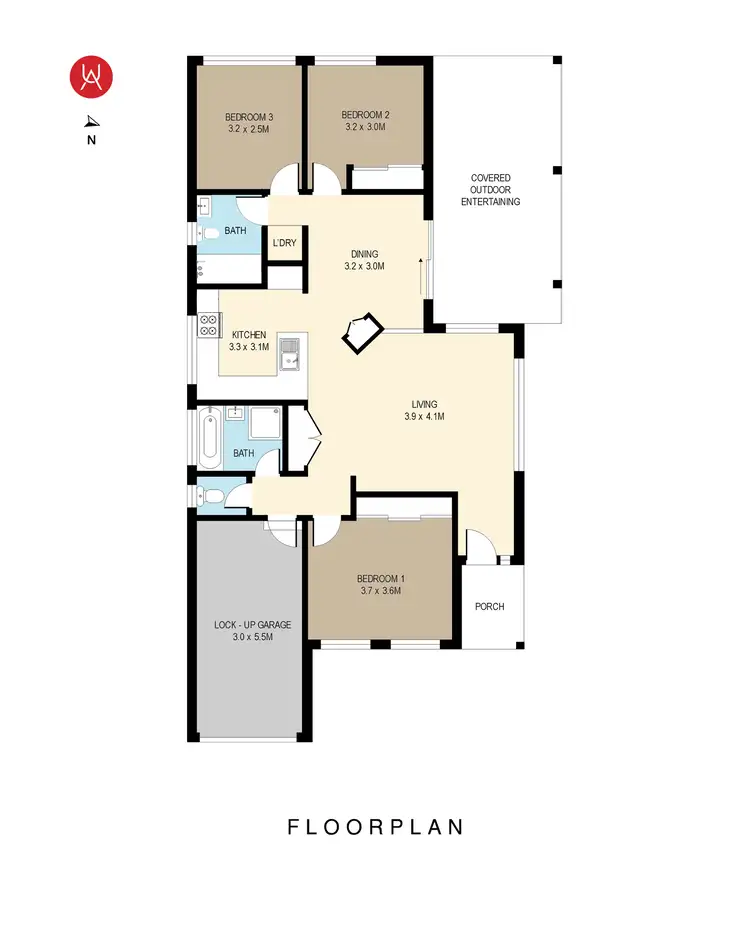 Floorplan of Homely house listing, 61 McCredie Drive, Horningsea Park NSW 2171