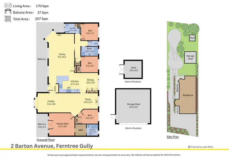 Floorplan of Homely house listing, 2 Barton Avenue, Ferntree Gully VIC 3156