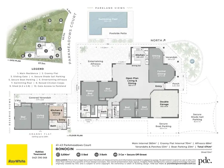 Floorplan of Homely house listing, 41-43 Parkmeadows Court, Bonogin QLD 4213