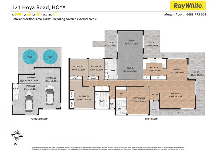 Floorplan of Homely house listing, 121 Hoya Road, Hoya QLD 4310