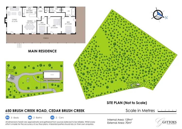 Floorplan of Homely rural property listing, 650 Brush Creek Road, Cedar Brush Creek NSW 2259