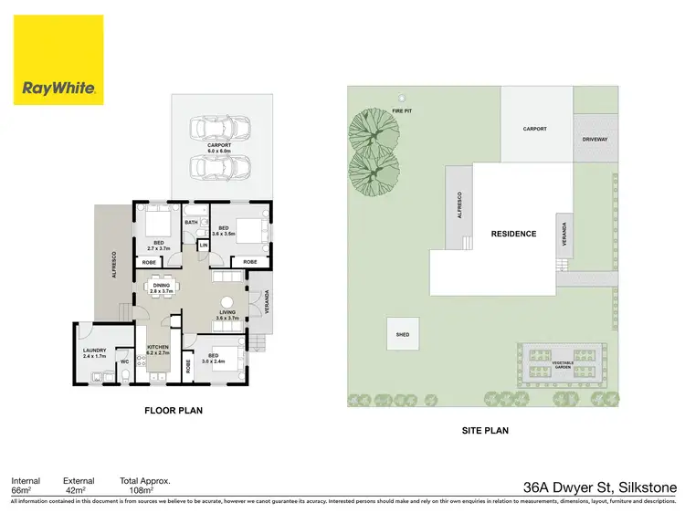 Floorplan of Homely house listing, 36a Dwyer Street, Silkstone QLD 4304