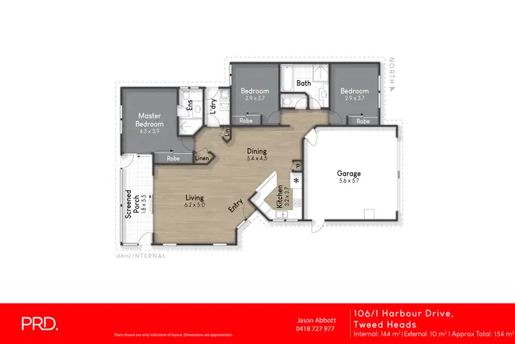 Floorplan of Homely house listing, 106/1 Harbour Drive, Tweed Heads NSW 2485
