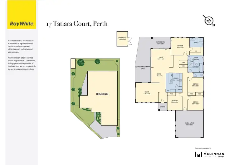 Floorplan of Homely house listing, 17 Tatiara Court, Perth TAS 7300