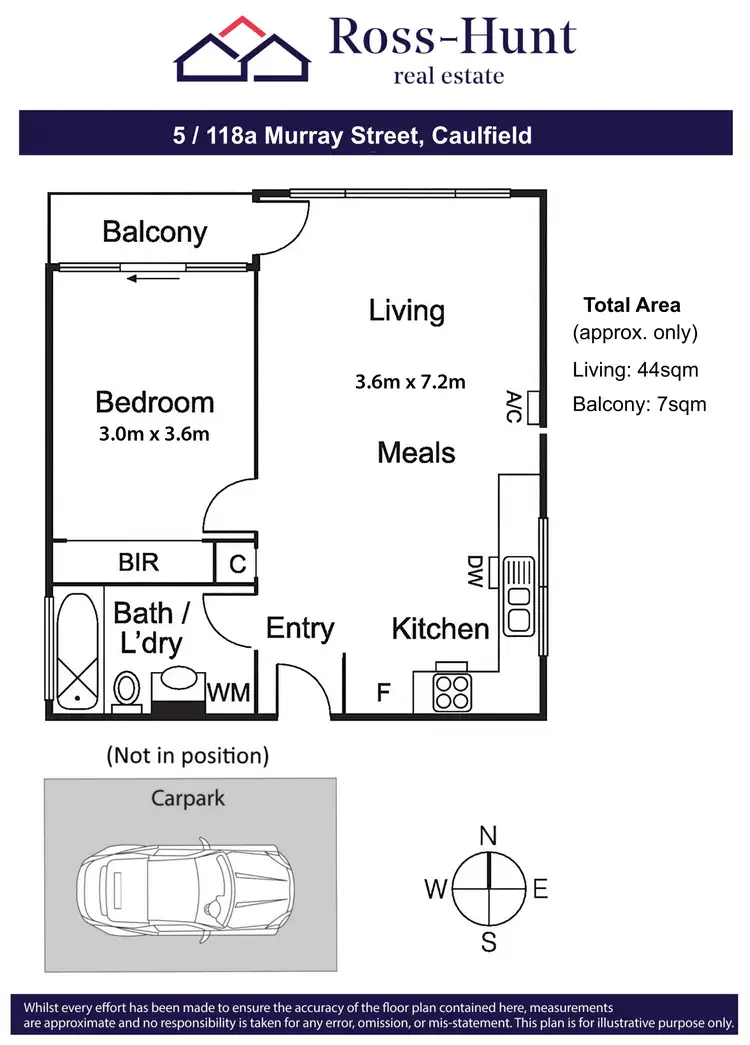 Floorplan of Homely apartment listing, 5/118A Murray Street, Caulfield VIC 3162