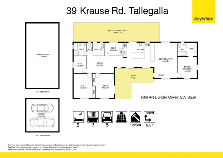 Floorplan of Homely house listing, 39 Krause Road, Tallegalla QLD 4340