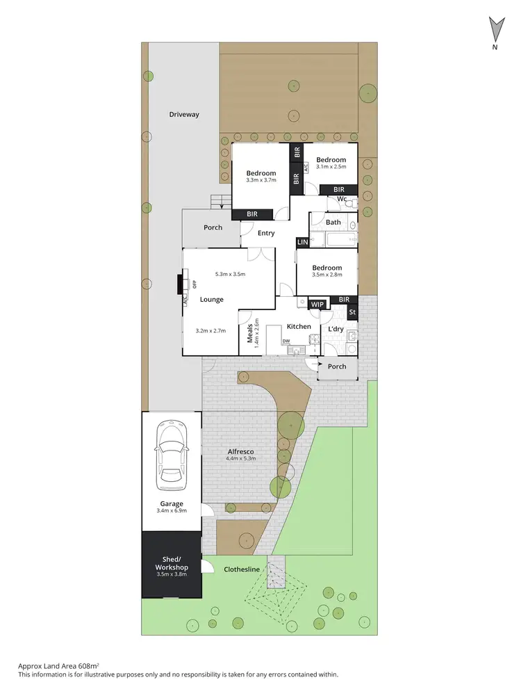 Floorplan of Homely house listing, 17 Bakewell Street, Herne Hill VIC 3218