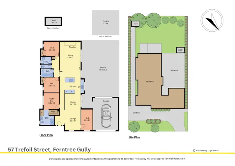 Floorplan of Homely house listing, 57 Trefoil Street, Ferntree Gully VIC 3156