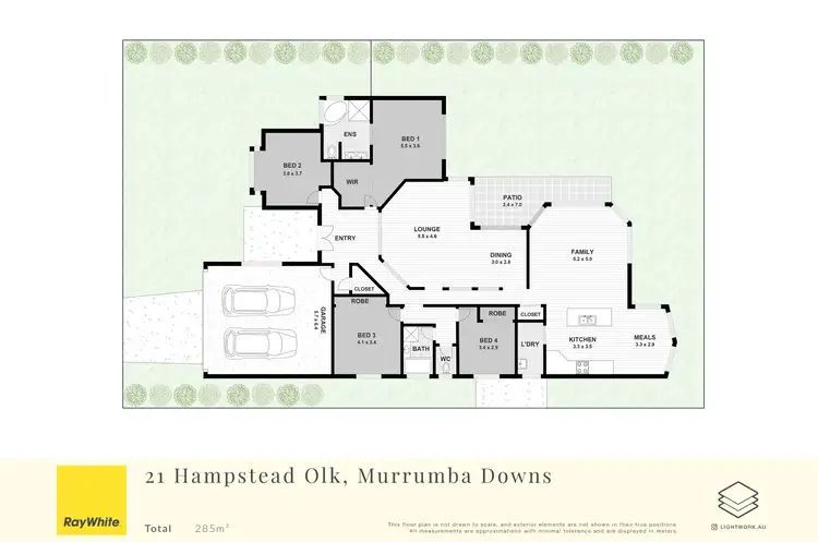 Floorplan of Homely house listing, 21 Hampstead Outlook, Murrumba Downs QLD 4503