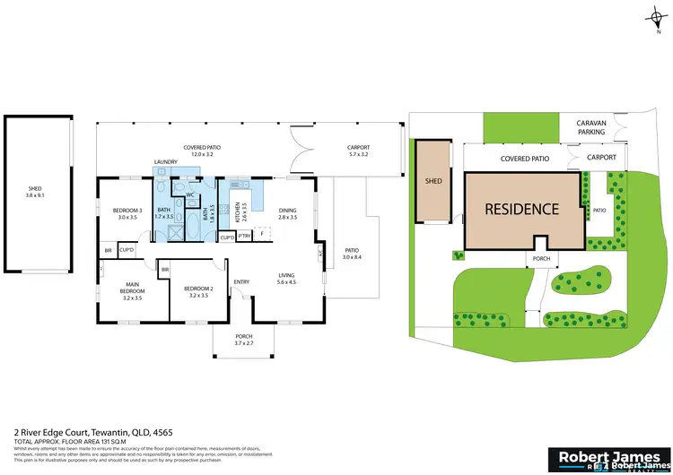 Floorplan of Homely house listing, 2 River Edge Court, Tewantin QLD 4565