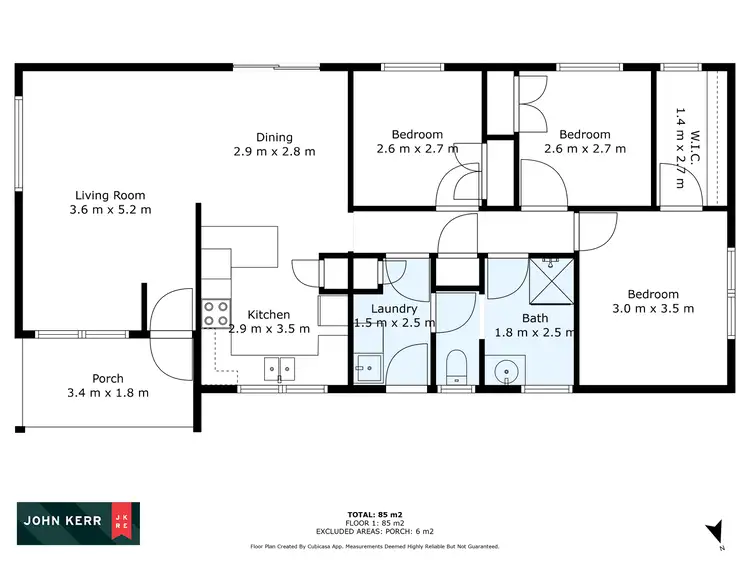 Floorplan of Homely house listing, 5 Paull Court, Moe VIC 3825