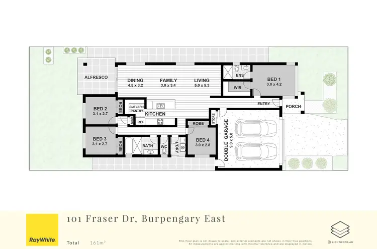 Floorplan of Homely house listing, 101 Fraser Drive, Burpengary East QLD 4505