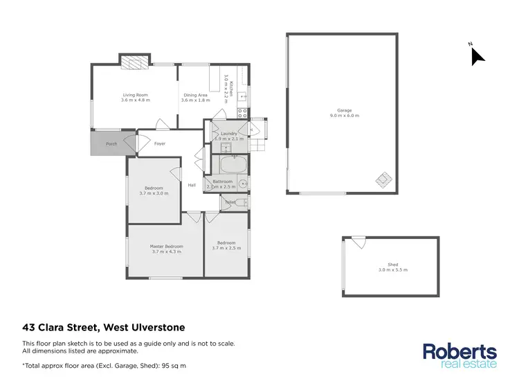 Floorplan of Homely house listing, 43 Clara Street, West Ulverstone TAS 7315
