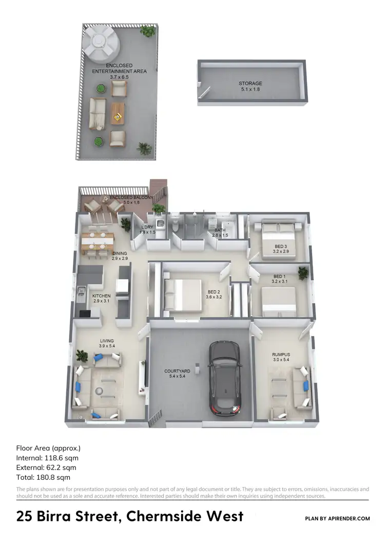 Floorplan of Homely house listing, 25 Birra Street, Chermside West QLD 4032