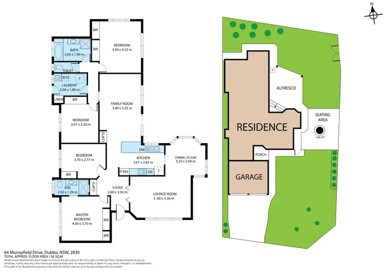 Floorplan of Homely house listing, 64 Murrayfield Drive, Dubbo NSW 2830