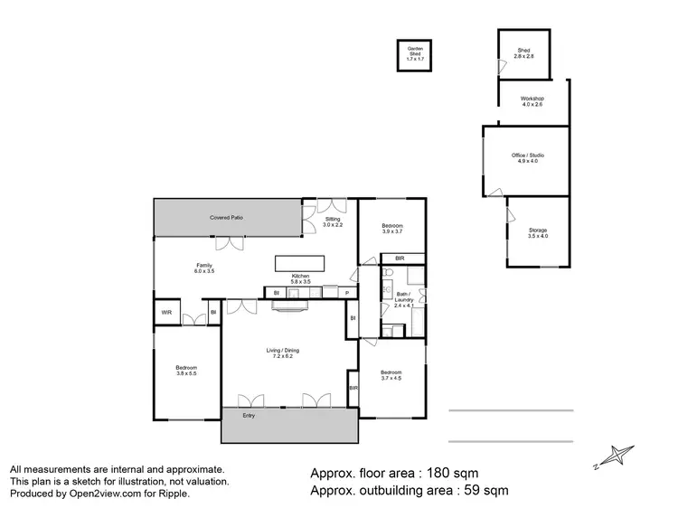 Floorplan of Homely house listing, 8 Lanrick Court, Lindisfarne TAS 7015