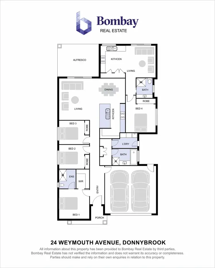 Floorplan of Homely house listing, 24 Weymouth Circuit, Donnybrook VIC 3064