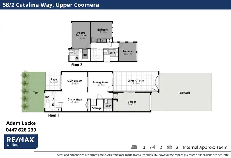 Floorplan of Homely townhouse listing, 58/2 Catalina Way, Upper Coomera QLD 4209