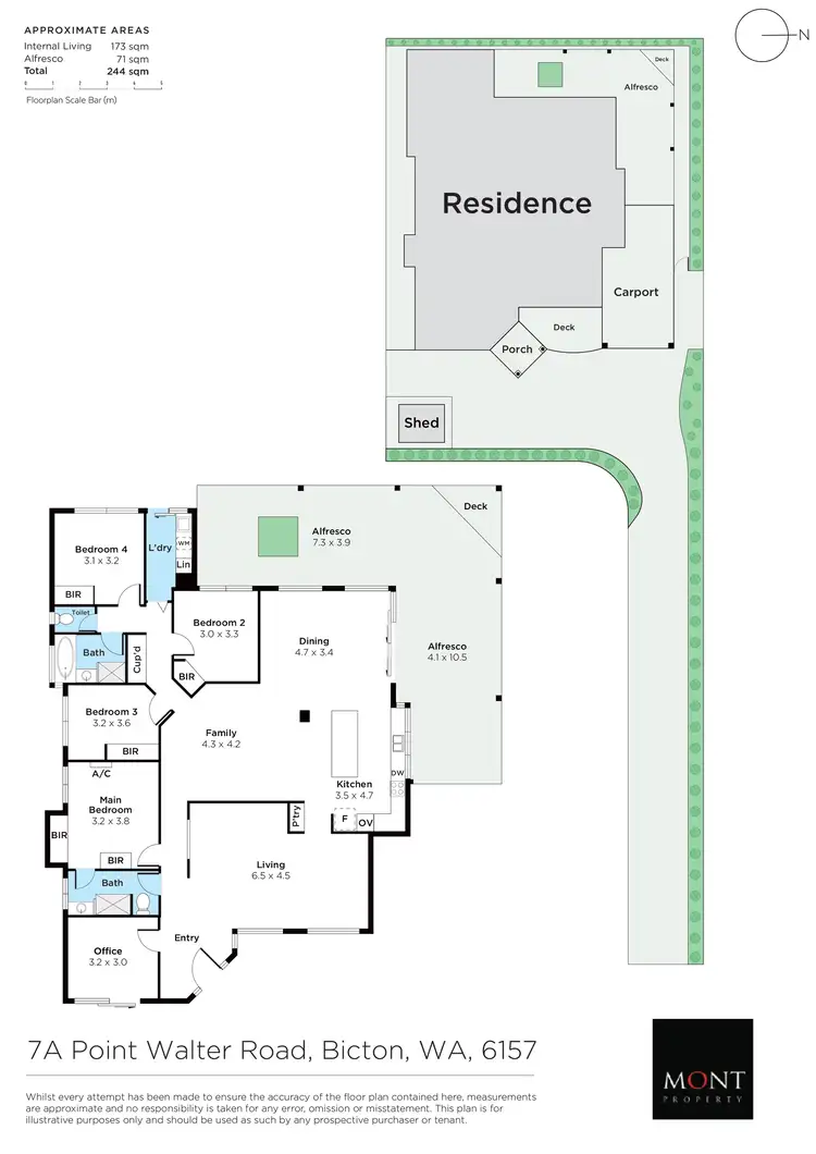 Floorplan of Homely house listing, 7A Point Walter Road, Bicton WA 6157