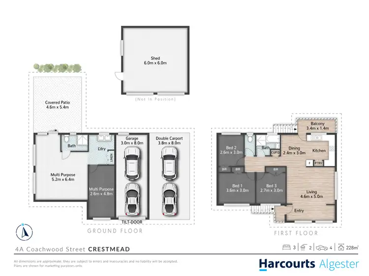 Floorplan of Homely house listing, 4A Coachwood Street, Crestmead QLD 4132