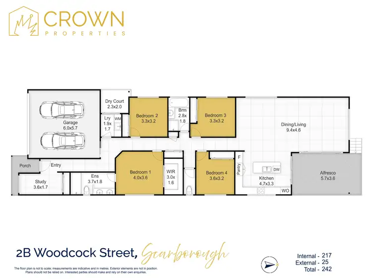 Floorplan of Homely house listing, 2B Woodcock Street, Scarborough QLD 4020