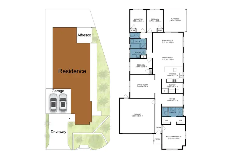 Floorplan of Homely house listing, 8 Nene Road, Southern River WA 6110