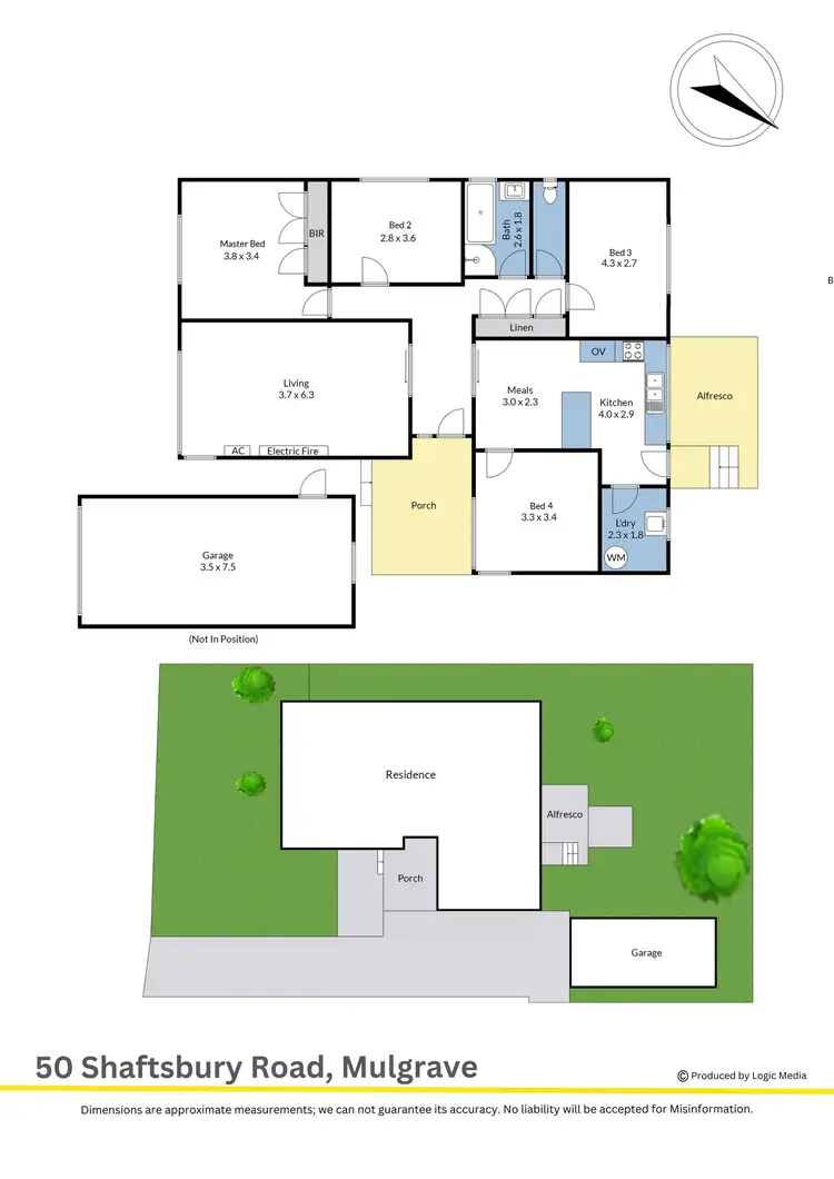 Floorplan of Homely house listing, 50 Shaftsbury Drive, Mulgrave VIC 3170
