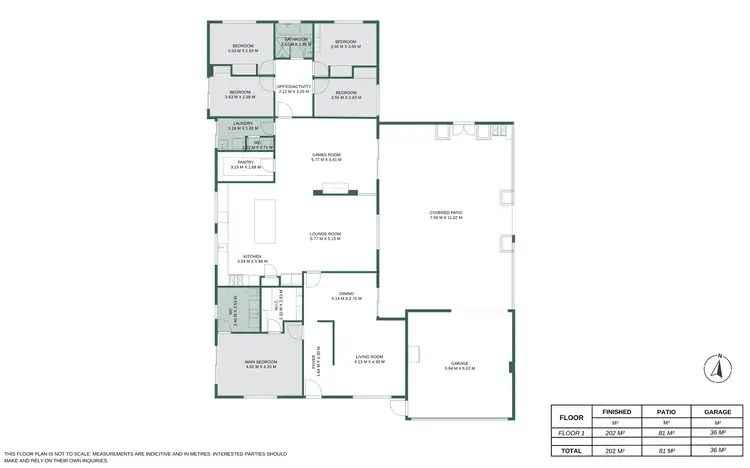 Floorplan of Homely house listing, 42 Lancaster Drive, West Busselton WA 6280