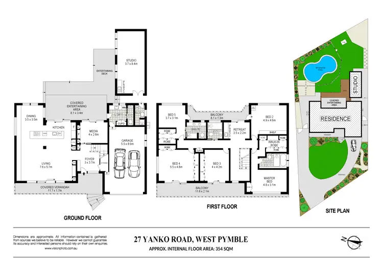 Floorplan of Homely house listing, 27 Yanko Road, West Pymble NSW 2073