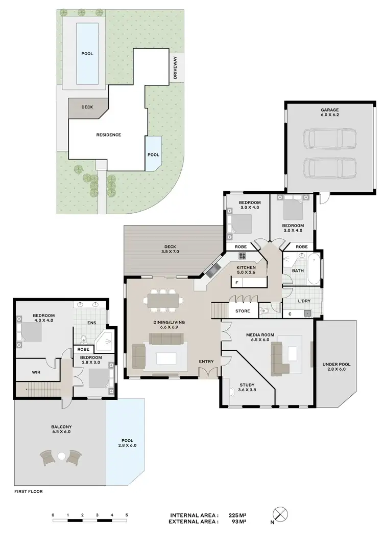 Floorplan of Homely house listing, 12 Riverbrook Terrace, Idalia QLD 4811